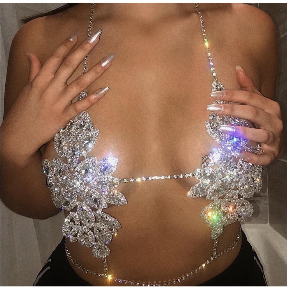 Saucy Signature Bralette- Crystal Bralette